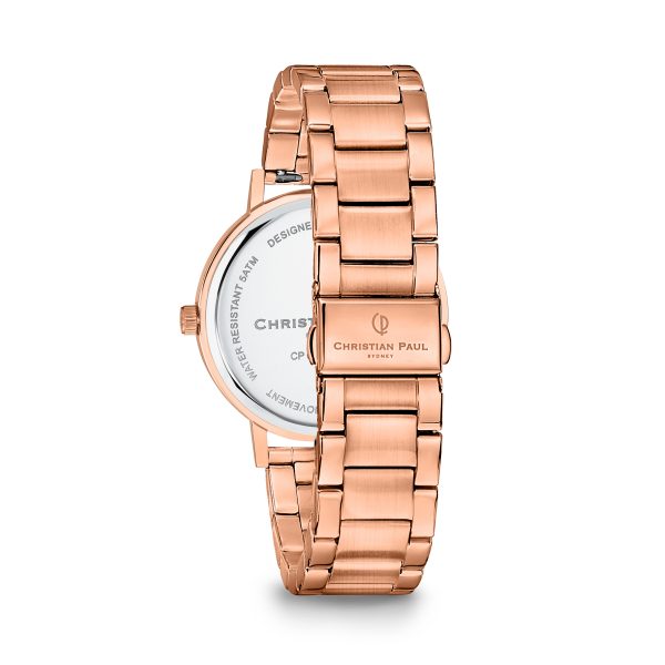 Luxury all rose gold link watch