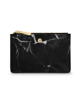 Luxury Black marble and gold Coin Purse
