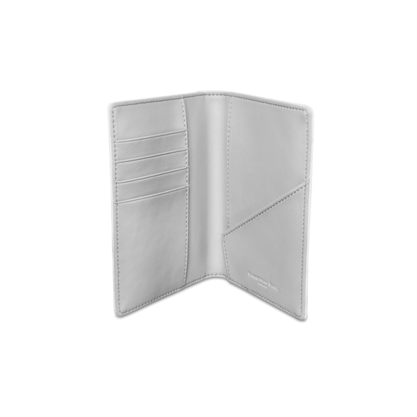 Luxury White Marble and silver Passport Holder