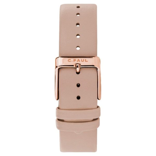 luxury nude unstitched leather band 20mm