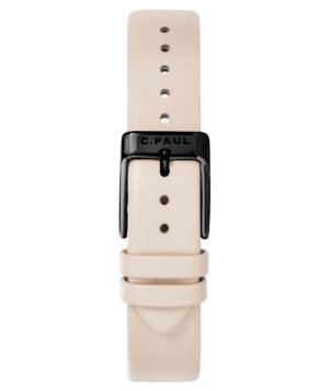 Luxury unstitched genuine leather peach band