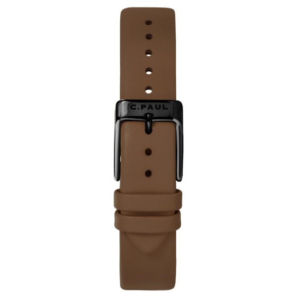 luxury unstitched tan leather band